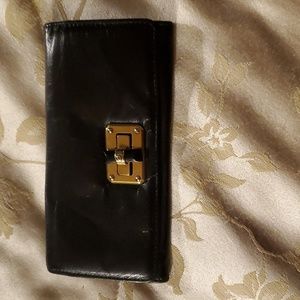 Lanvin Black Leather Wallet